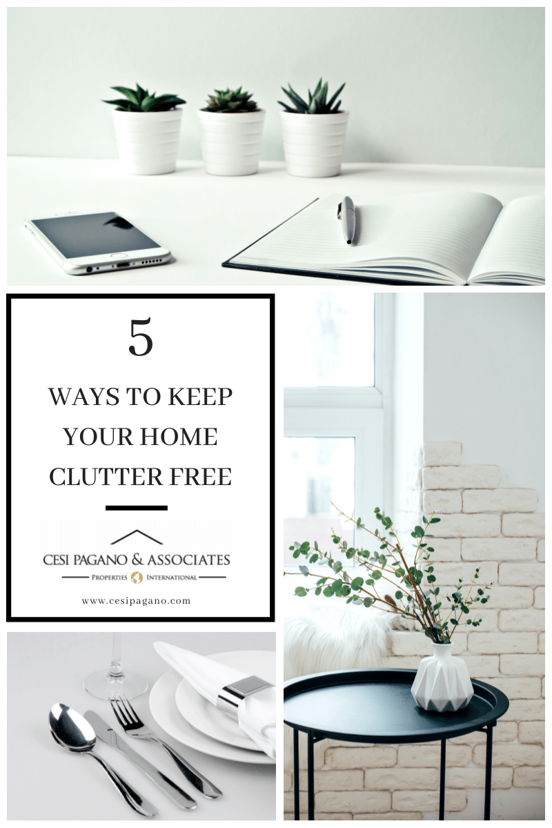 How to Keep Your Home Spaces Clutter Free