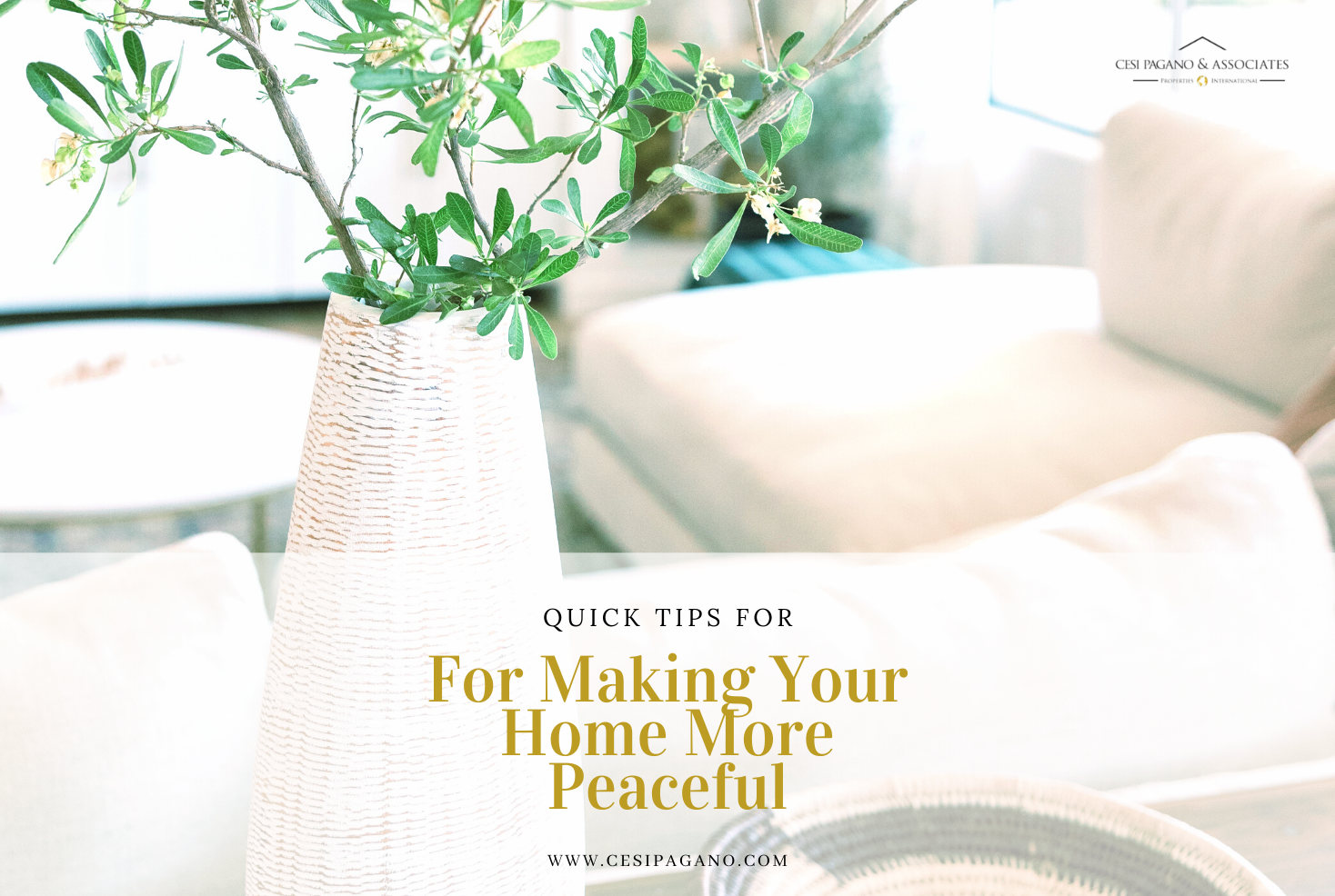 Quick Tips To Make Your Home More Peaceful