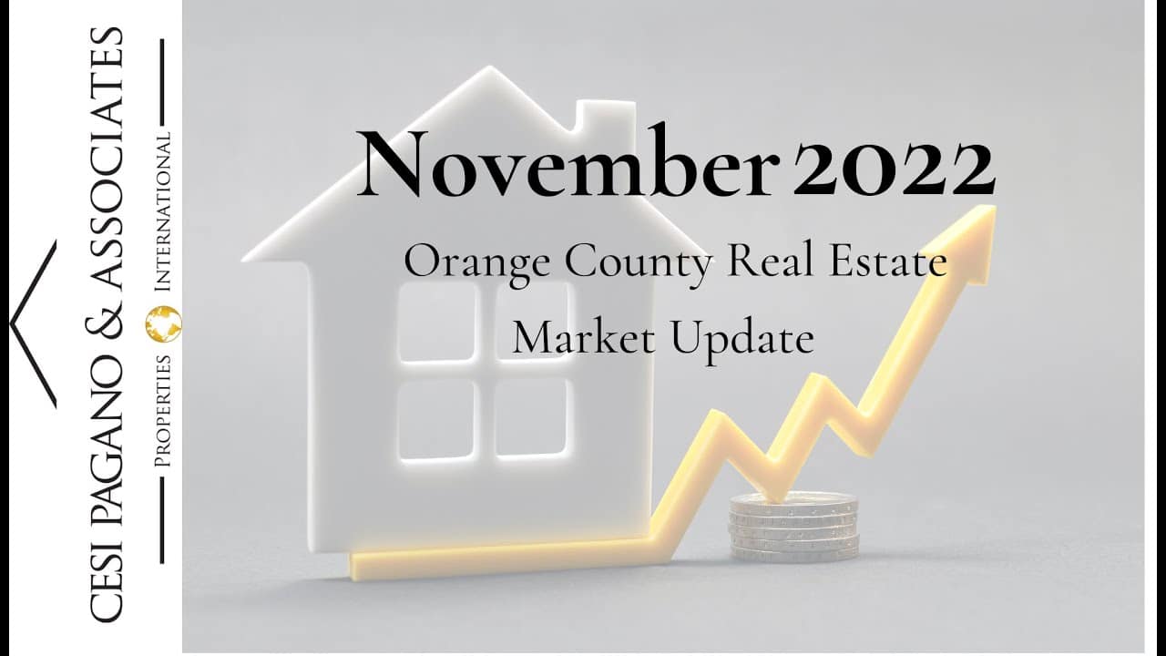 Orange County Real Estate Market Update November 2022