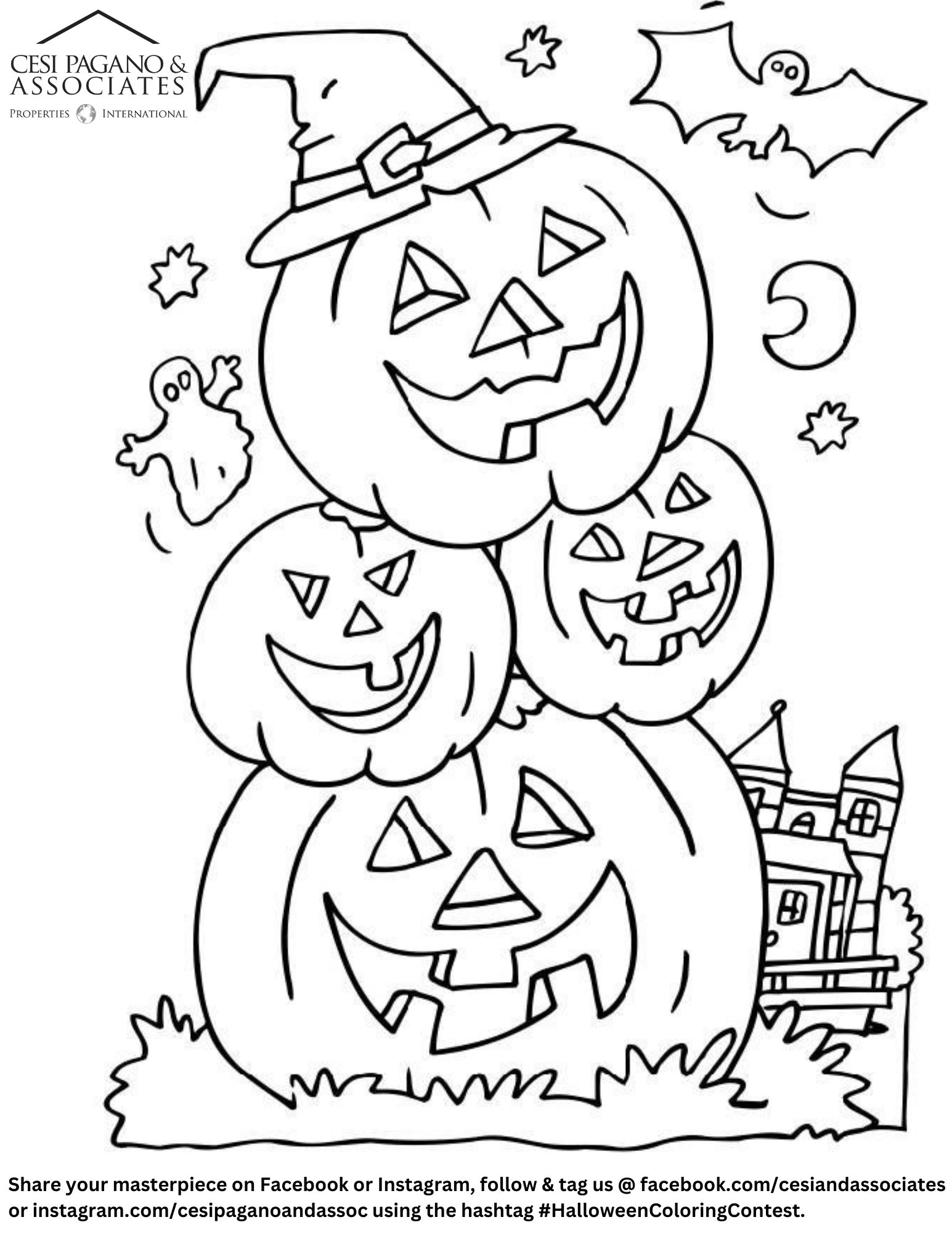 🎃🖍️ Join our Spooktacular Halloween Coloring Contest! 🖍️🎃