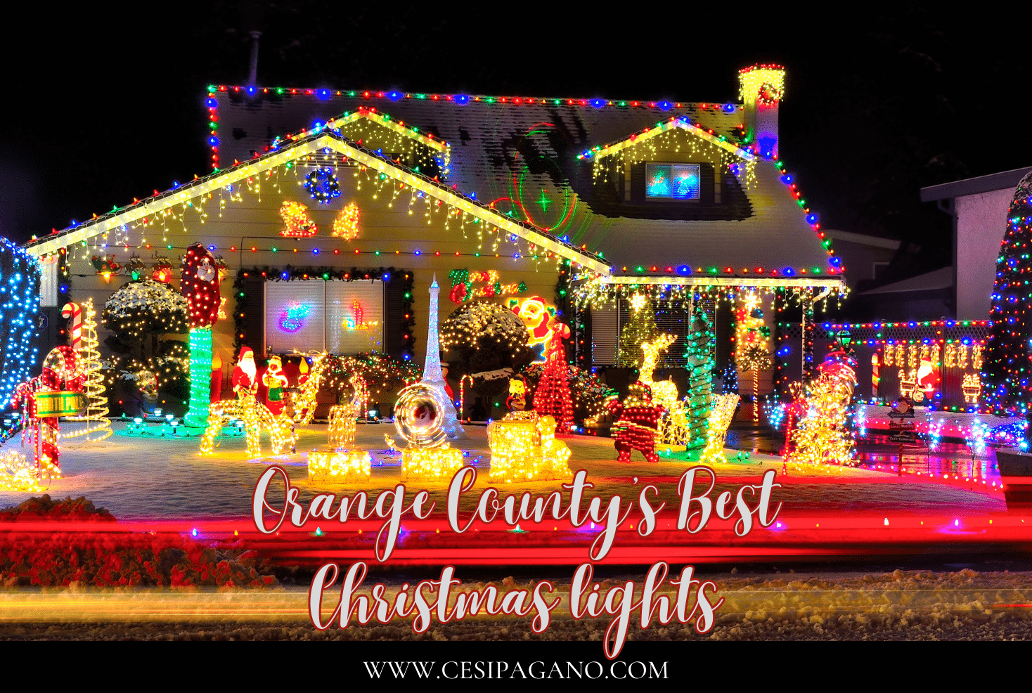 Dazzling Delights, Exploring Orange County’s Best Christmas Lights
